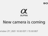 Sony annonce un nouveau lancement. (Source : Sony via Twitter)