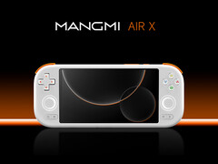 L&#039;Air X coûte environ 70 dollars en Chine. Photo : une image promotionnelle de l&#039;ordinateur de poche de jeu. (Source de l&#039;image : Mangmi - édité)