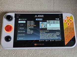 Le menu des autres collections de jeux sur la Gamestation Go (Image source : Marc Zander, Notebookcheck)