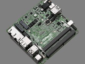 La série de cartes mères ASRock NUC 6000 est l'un des trois produits que la société a annoncé avec des processeurs Elkhart Lake. (Image source : ASRock)