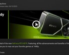 Nvidia Game Ready Driver 531.61 notification et détails dans GeForce Experience (Source : Own)