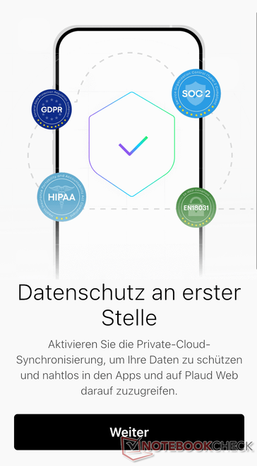 Plaud Note Pro est bien positionné en matière de protection des données.