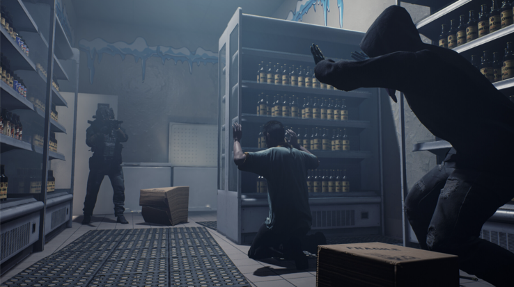 Les joueurs ne doivent pas se contenter d'abattre les méchants : il peut être tout aussi difficile de protéger les civils que de survivre aux fusillades. (Source de l'image : Steam)