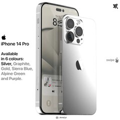 concept de l'iPhone 14 Pro Max/iPhone 14 Pro. (Image source : 4rmd.yt)