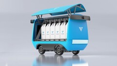 Robot de livraison Vayu One piloté par l'IA et doté de capteurs passifs (Source de l'image : Vayu Robotics)