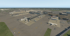 X-Plane 11 - Aéroport de Miami (source: Laminar Research).