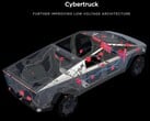 Le Cybertruck pourrait être équipé d'un système audio à deux caissons de basse (image : Tesla)