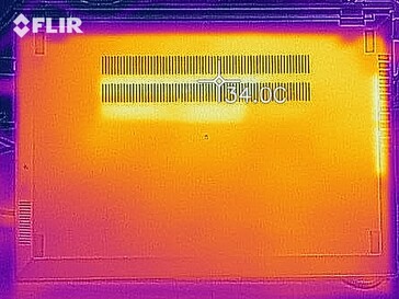 Carte thermique - Bas (ralenti)