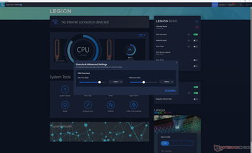 Paramètres d'overclocking du GPU par défaut