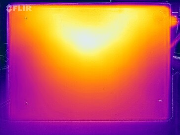 Carte thermique du stress (en bas)