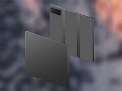 Xiaomi a breveté il y a plus d&#039;un an un modèle de smartphone triplement pliable (Source de l&#039;image : Xiaomi - édité)