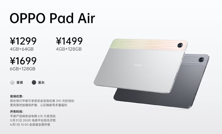 OPPO lance le Pad Air...