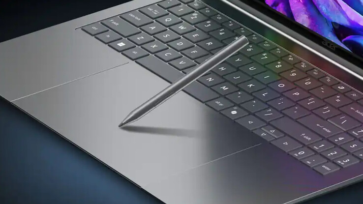 Le pavé tactile haptique de l'Acer Swift 16 prend en charge les stylets compatibles MPP 2.5 avec détection d'inclinaison.