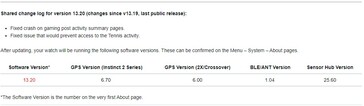 Garmin a publié la version bêta 13.20 pour la série de smartwatches Instinct 2/Crossover. (Source de l'image : Garmin)