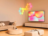 Les panneaux lumineux Glide Hexa de Govee sont dotés de la technologie RGBIC. (Image source : Govee)