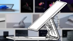 Le mystérieux ordinateur Microsoft Surface combine des éléments des lignes Book et Studio. (Image source : Ryan Smalley/David Breyer/Microsoft - édité)