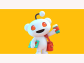 Illustration promotionnelle de Reddit Pro représentant la mascotte de la plateforme, Snoo, sur un fond jaune. (Source de l'image : Reddit)