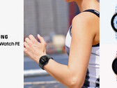 Galaxy La Watch FE est disponible en noir, argent et or rose (image source : Samsung)