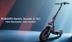 Le scooter électrique Xiaomi 5 Max peut parcourir jusqu'à 60 km avec une seule charge (Source : Xiaomi)