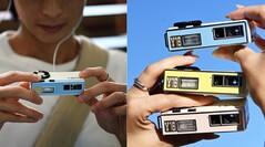 Le Yashica Y16 intègre un viseur optique et un flash dans un boîtier rétro.