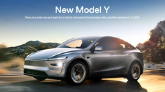La nouvelle Model Y RWD fait l'objet d'une première offre de financement à 0 % du TAEG (Image source : Tesla)