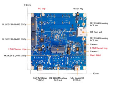 L'emplacement M.2 2230 est principalement destiné à accueillir un module Wi-Fi/Bluetooth