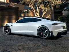 Le nouveau concept de Tesla Roadster. (Source de l&#039;image : Tesla)