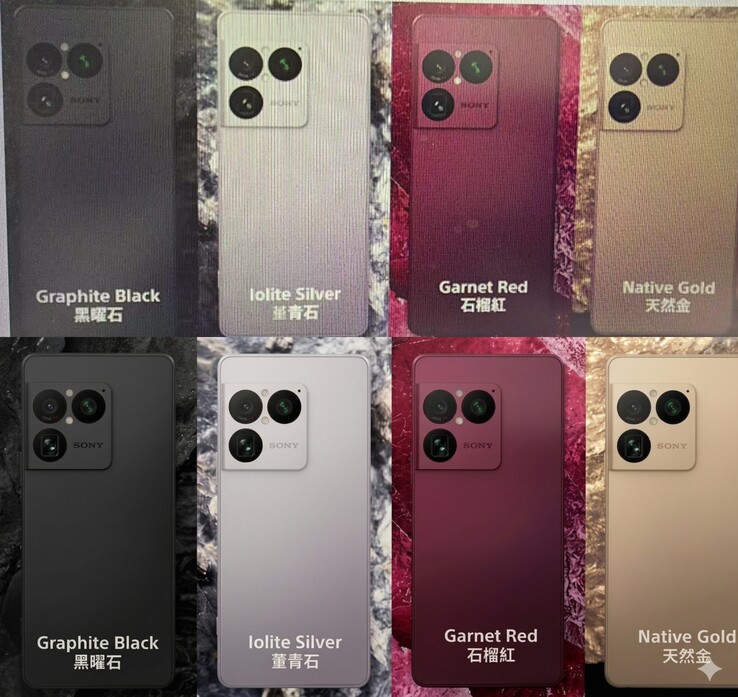 Fuite d'images marketing du Sony Xperia 1 VIII.