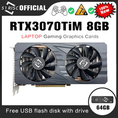 Le GPU 51Risc RTX 3070 TiM se vend moins cher que le RTX 3060 Ti Founders Edition. (Image Source : Aliexpress)