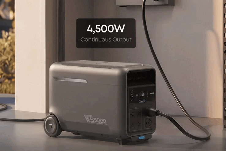 L’unité fournit 4,500W de puissance continue avec des pics allant jusqu’à 8,000W