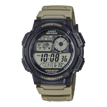 La montre Casio AE-1000W-5AV. (Source de l'image : Casio)