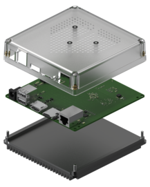 Les hubs domotiques populaires, comme le Home Assistant Green présenté ici, disposent d'environ 4 Go de mémoire vive et de 32 Go de mémoire flash.