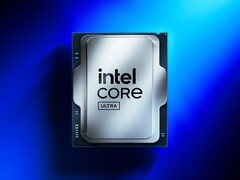 Rendu d'un processeur Intel Core Ultra. (Source de l'image : Intel)