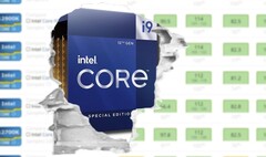 L&#039;Intel Core i9-12900KS s&#039;est hissé au sommet du classement des processeurs de UserBenchmark. (Image source : Intel/UserBenchmark/Unsplash - édité)