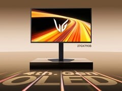 Le LG 27GX790B est un moniteur bimode avec un mode 720 Hz et un panneau WOLED de 4e génération. (Source de l'image : LG)