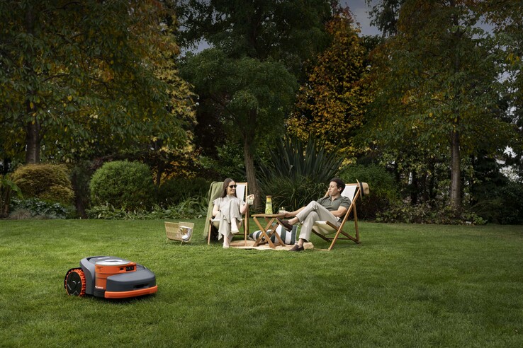 La tondeuse robot Navimow H2 de Segway