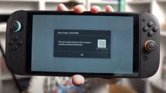 Une console Nintendo Switch 2 restreinte (source d&#039;image : chaîne YT de ScatteredBrain)