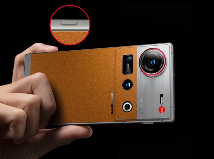 Le Nubia Z70S Ultra est déjà doté d'un triple appareil photo et d'un bouton d'obturation dédié. (Source de l'image : Nubia)