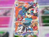 Méga Lucario ex fait partie de l'extension Pulsing Aura pour le Pokémon TCG Pocket, maintenant disponible sur iOS et Android.