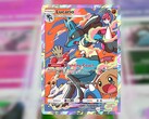 Méga Lucario ex fait partie de l'extension Pulsing Aura pour le Pokémon TCG Pocket, maintenant disponible sur iOS et Android.