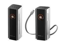 La série de banques d&#039;alimentation Rapid Pro est dotée d&#039;un câble USB-C rétractable. (Source de l&#039;image : EcoFlow)
