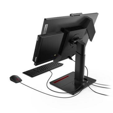 Le nouveau ThinkCentre M60q Chromebox Enterprise a un design "passe-partout". (Source : Lenovo)