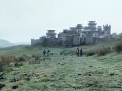 Une image montrant Winterfell, la capitale du Nord dans Game of Thrones. (Source de l'image : Games of Thrones) 