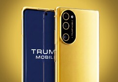 La seule constante dans le design du téléphone Trump T1 est la couleur or.