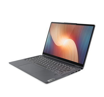 L'IdeaPad Flex 5 14 pouces en Cloud Grey. (Image source : Lenovo)