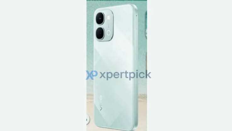 Le Vivo Y31T semble présenter un design modifié, avec un module photo carré.