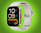 La Redmi Watch 6 Lite serait dotée d'un bouton rouge sur un boîtier disponible en argent ou en noir.