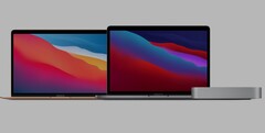 Apple Les nouveaux Macs M1 ont tous la même apparence que les modèles Intel qu'ils remplacent. (Image : Apple)