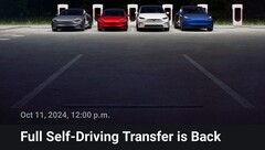 L&#039;offre de transfert gratuit de la DSF s&#039;ajoutera à une offre d&#039;essai (Image source : Tesla)