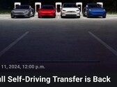 L'offre de transfert gratuit de la DSF s'ajoutera à une offre d'essai (Image source : Tesla)